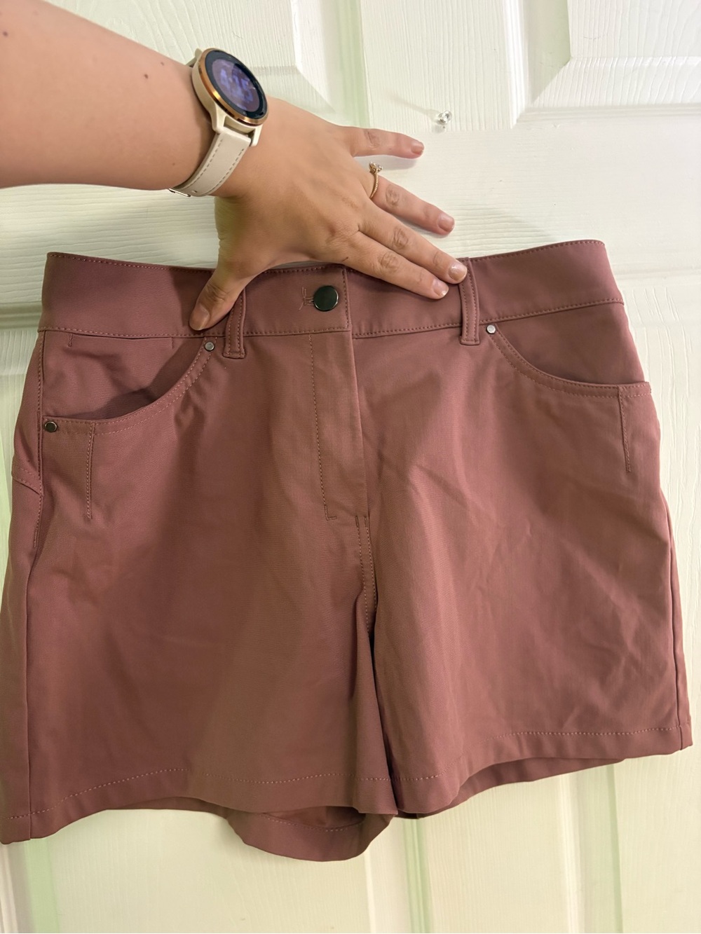 lululemon athletica Mauve High-Rise Bermuda Shorts